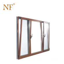 Swing opening type aluminum clad wood tilt and turn window